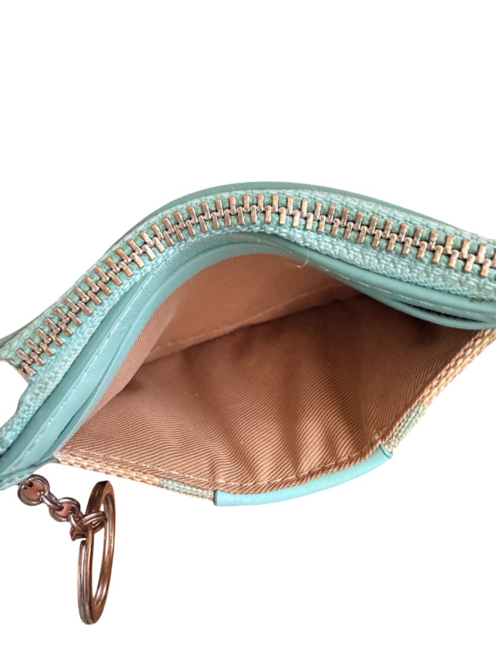 Coach Mini Skinny ID Case in Signature Jacquard - Picture 7 of 9